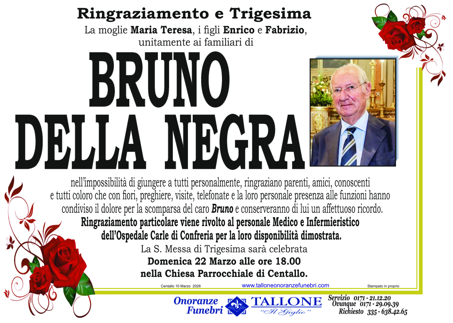 <br />
<b>Warning</b>:  Undefined variable $info in <b>/home/tallone/public_html/ringraziamenti.php</b> on line <b>68</b><br />
Bruno Della Negra